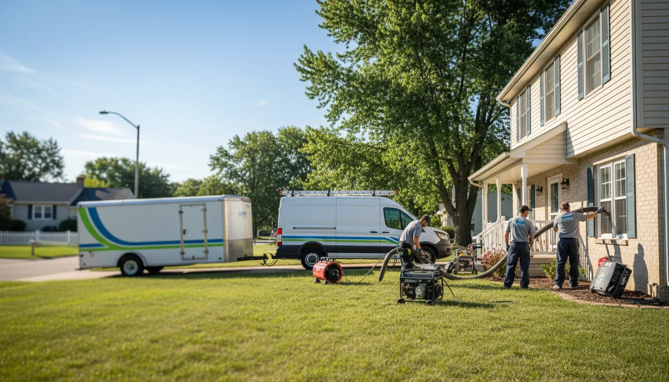 Flooded Basement Restoration And Cleanup With Repair in Allegan, MI near me